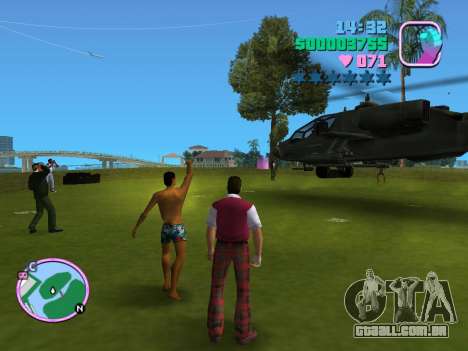 Mod de missão de treinamento de helicóptero Hunt para GTA Vice City