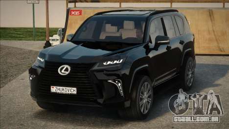 Lexus LX600 Black para GTA San Andreas