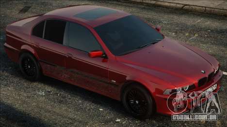 BMW 540i e39 RED para GTA San Andreas