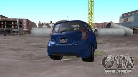 Nissan Note Euro 2014 para GTA San Andreas