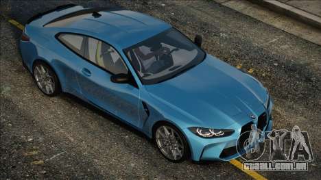 BMW M4 2020 Azul para GTA San Andreas