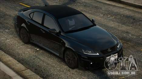 Lexus IS F Black para GTA San Andreas