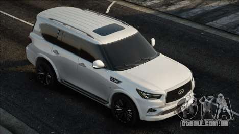 Infiniti QX80 - White para GTA San Andreas