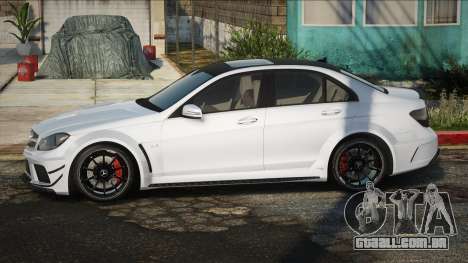 Mercedes-Benz C63 AMG Série Preta para GTA San Andreas