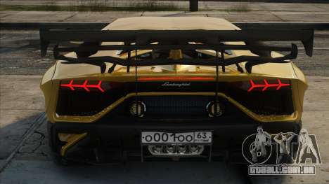 Lamborghini Aventador LP700-4 Yellow Stock para GTA San Andreas