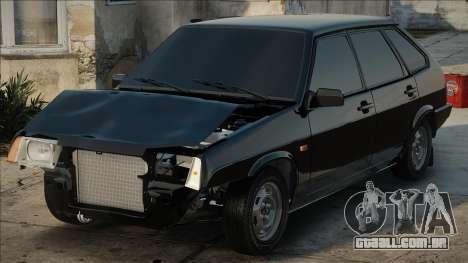 VAZ 2109 Preto e Estoque (Após o acidente) para GTA San Andreas