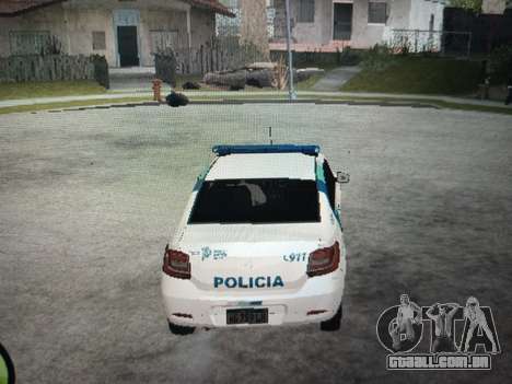 Polícia Renault Logan para GTA San Andreas