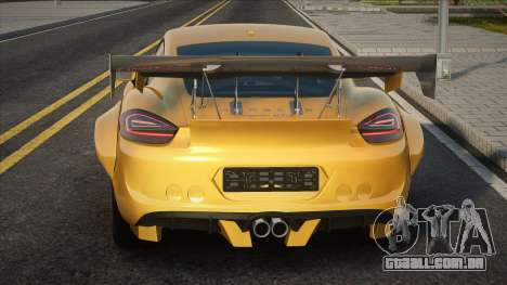 Porsche Cayman GTS 2015 Yellow para GTA San Andreas