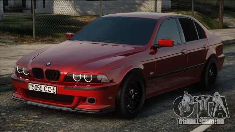 BMW 540i e39 RED para GTA San Andreas