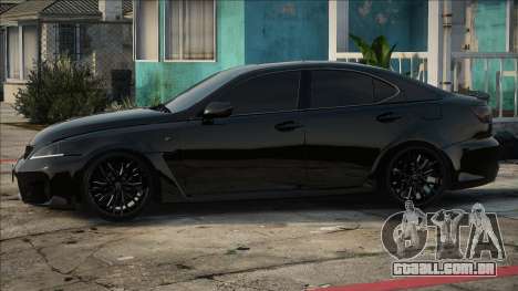 Lexus IS-F Black para GTA San Andreas