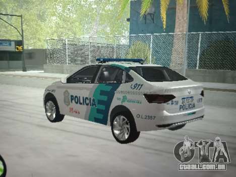 Polícia Volkswagen Virtus PBA para GTA San Andreas