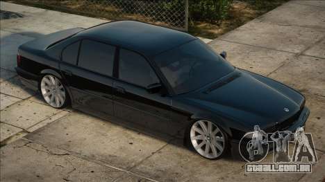 BMW E38 Preto em stock para GTA San Andreas