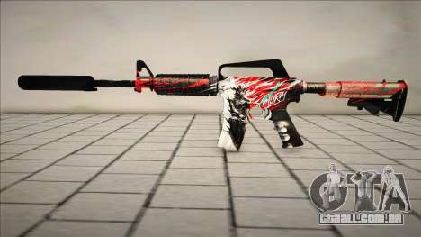 M4A1 Samurai Remake para GTA San Andreas