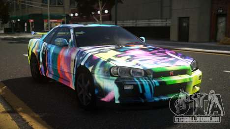 Nissan Skyline R34 Heroshi S4 para GTA 4