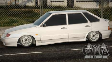 VAZ 2114 Branco e em stock para GTA San Andreas