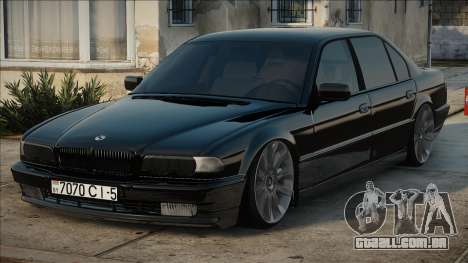 BMW E38 Preto em stock para GTA San Andreas