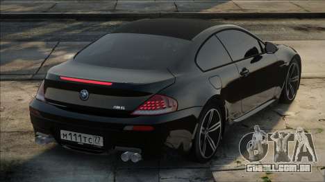 BMW M6 e63 Black para GTA San Andreas