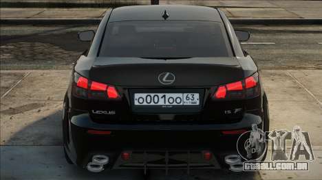 Lexus IS-F Blek para GTA San Andreas