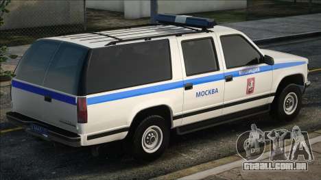 Chevrolet Suburban GMT400 1998 Milícia para GTA San Andreas