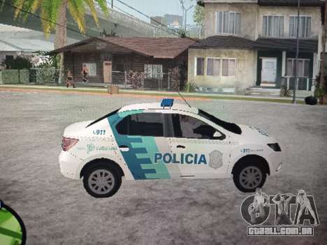 Polícia Renault Logan para GTA San Andreas