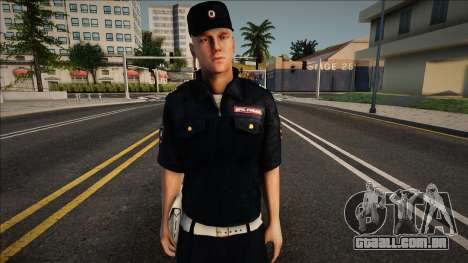 Um sargento da polícia de trânsito em um uniform para GTA San Andreas