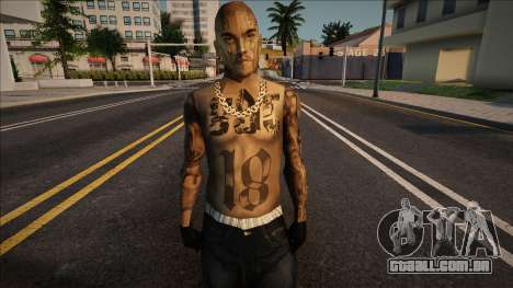 Barrio 18 Street Gang Man 3 para GTA San Andreas