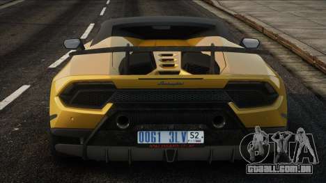 Lamborghini Huracan Yell para GTA San Andreas