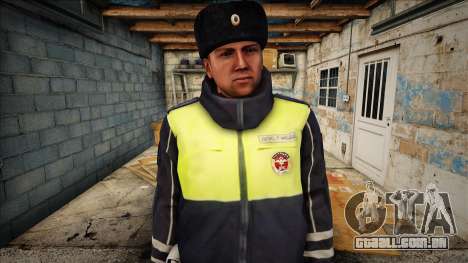 Empregado no uniforme da polícia de trânsito do  para GTA San Andreas