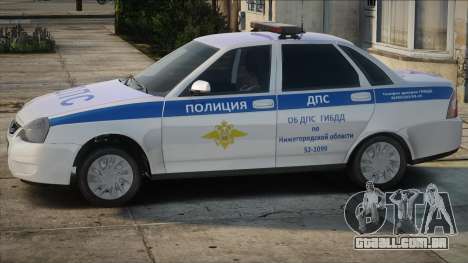 Polícia DPS Lada Priora para GTA San Andreas