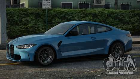 BMW M4 2020 Azul para GTA San Andreas