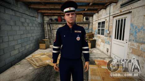 Inspetor de Polícia de Trânsito Sargento Major d para GTA San Andreas