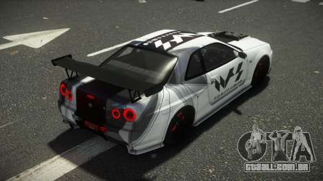 Nissan Skyline R34 Fizoxy para GTA 4