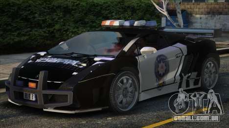 Lamborghini Galardo Turkish Cop para GTA San Andreas