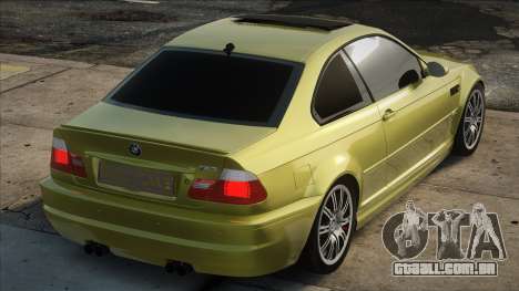 BMW M3 E46 Yellow para GTA San Andreas