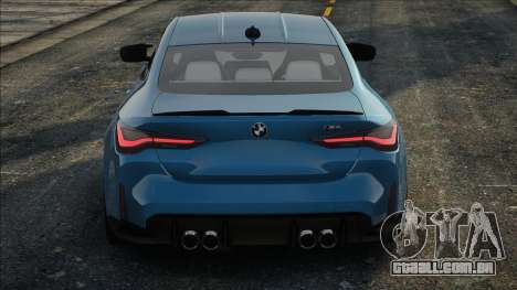 BMW M4 2020 Azul para GTA San Andreas