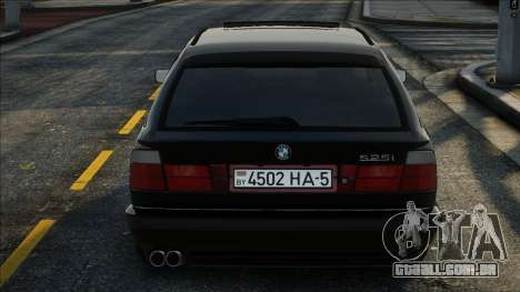 BMW e34 525i Touring 1996 Black para GTA San Andreas