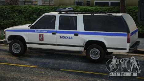 Chevrolet Suburban GMT400 1998 Milícia para GTA San Andreas