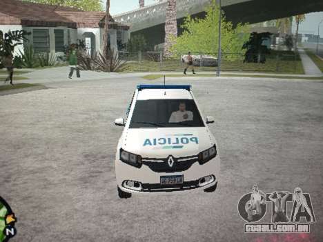 Polícia Renault Logan para GTA San Andreas