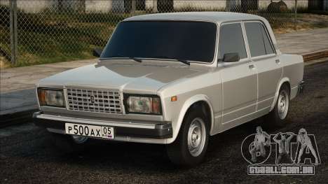 VAZ 2107 Estoque com número para GTA San Andreas