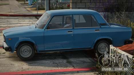 VAZ 2107 Estoque Azul para GTA San Andreas