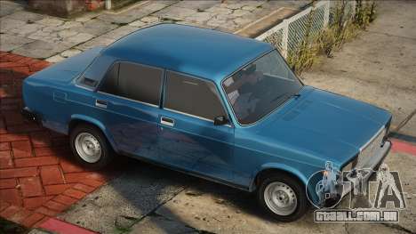 VAZ 2107 Estoque Azul para GTA San Andreas