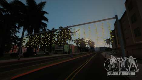 Postes com guirlanda (LS-SF) para GTA San Andreas