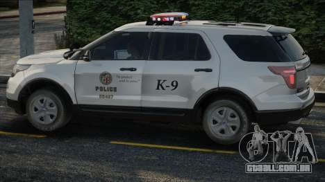 LAPD 2013 Ford Explorer K-9 para GTA San Andreas