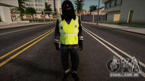 Skin IDPS de inverno com novas divisas para GTA San Andreas