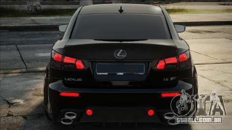 Lexus IS-F Black para GTA San Andreas