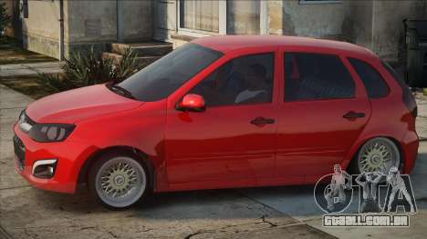 Lada Kalina Vermelho para GTA San Andreas