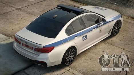 BMW G30 MILITSIYA para GTA San Andreas