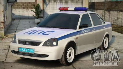 LADA Priora DPS Branco para GTA San Andreas