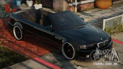 BMW M3 E46 Cabrio Blek para GTA San Andreas