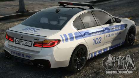 BMW M5 F90 - Polícia Polícia de Trânsito para GTA San Andreas